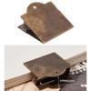 Metal Small Binder Clamps Antique Bronze Travelers Notebook Clips New Blank Book Clip Office