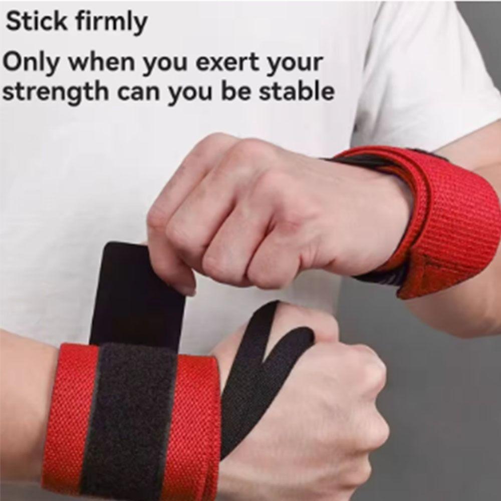 1 Pair Anti-slip Wristband Wrist Support Elastic Weightlifting Wrist Wraps Gym Training