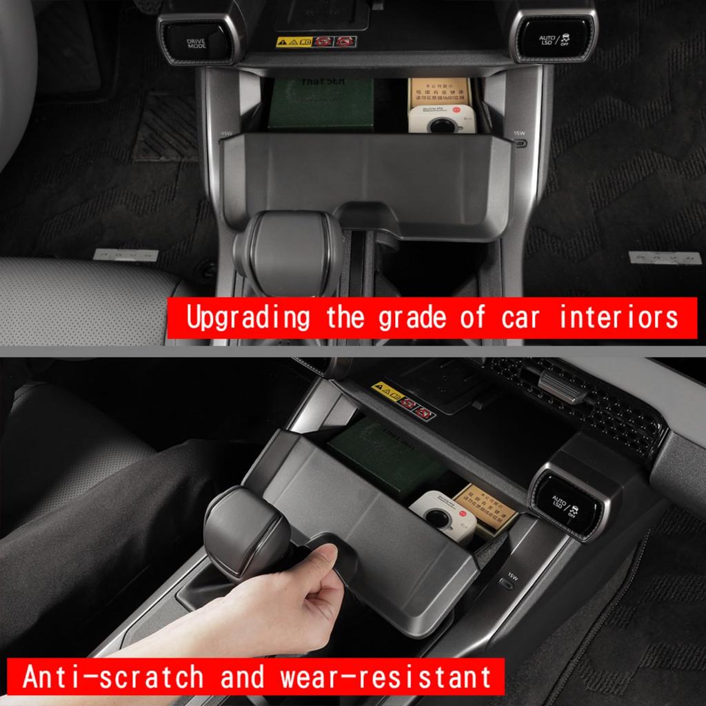 Jentrio RAV4 60 Серия ABS Специально Улучшенное Хранение Плавное Открытие и Новый RAV4 60 Серия RAV4 Нижняя Скрытая Внутренняя Часть Центральной Консоли Подходит для 2026 Toyota