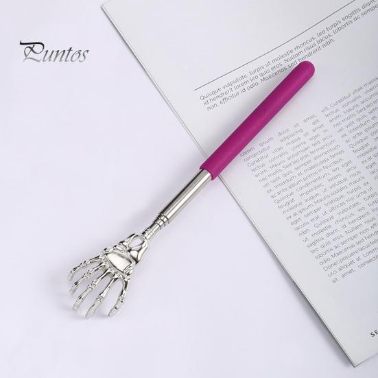 Выдвижной скребок для спины с призраком из нержавеющей стали, портативный телескопический массажер с когтями, забавный подарок для пожилых людей, пап, мужчин, женщин