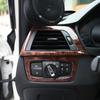 For BMW F30 F32 F33 F36 2013-2019 Wood Grain Headlight Control Button Cover Trim