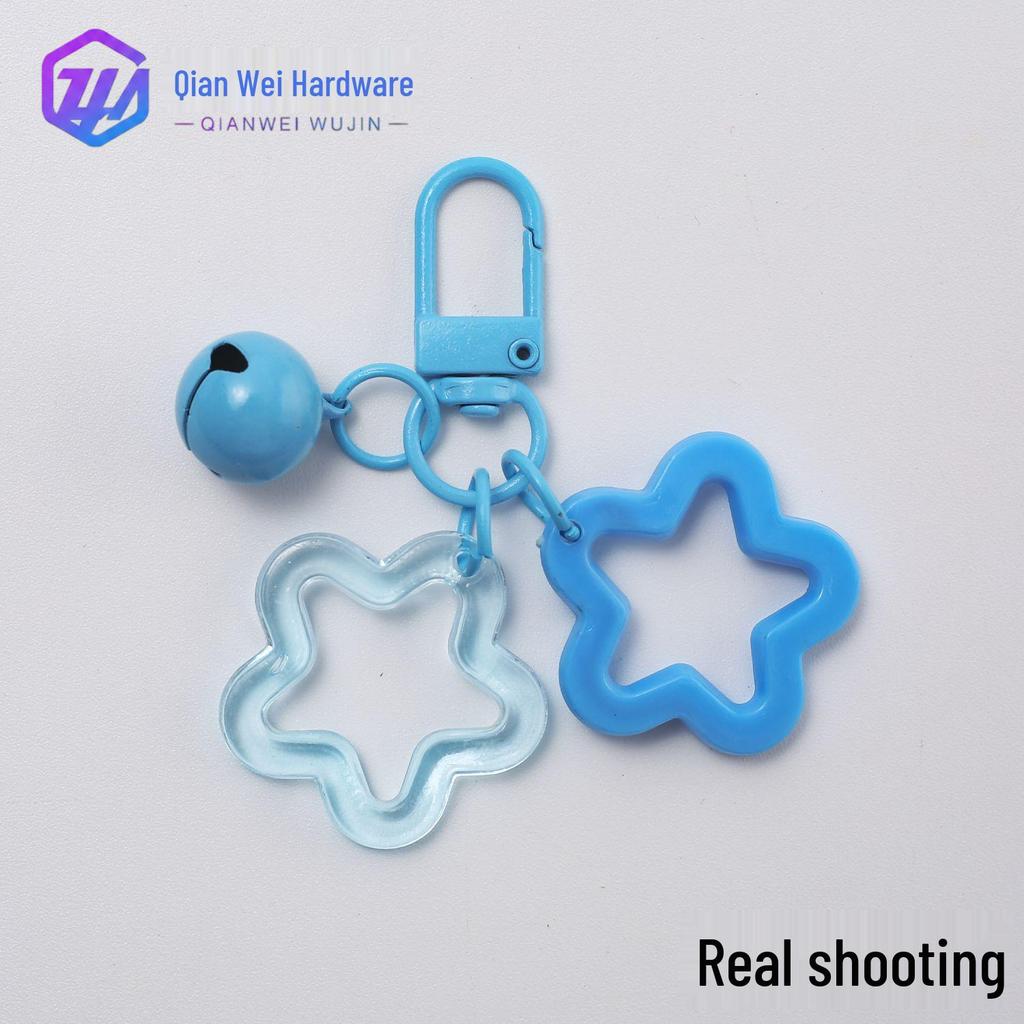 Acrylic Pentagram Keychain & DIY Doll Hanging Set