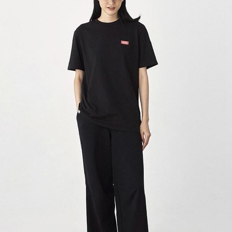 Vans Casual Sports Round Neck Short Sleeve T-Shirt Women Tops Black VN0A4MMXBLK