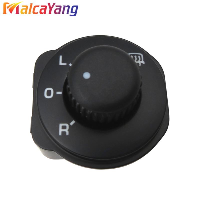 Exterior Rear Side Mirror Switch Adjust Knob Driver Side For SKODA Fabia Roomster 2006-2015 5JD959565A 5J1959565 Car Accessories