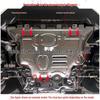 Geely Boyue Titanium Alloy Engine Guard for Manganese Steel Protection