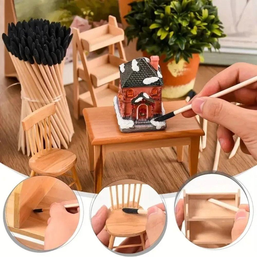 100 шт. прецизионных шлифовальных палочек Matchstick Design 150 GritIdeal Rust Removal Stick Wood Hobby