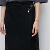 Женская прямая юбка VERO MODA с булавками и разрезом сбоку