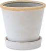 Posh Living 30737 Glossy Pot Snow X X 13cm 13.5 13.5