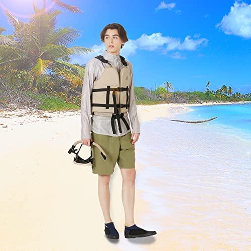 Captain Stag Snorkeling Vest, Slim Tan, Size M, UX-4505