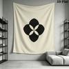 Simple Geometry Wall Tapestry Aesthetic Wall Hanging Printed Fabric Blanket Decorative Tapestries for Bedroom Living Room Home Decor