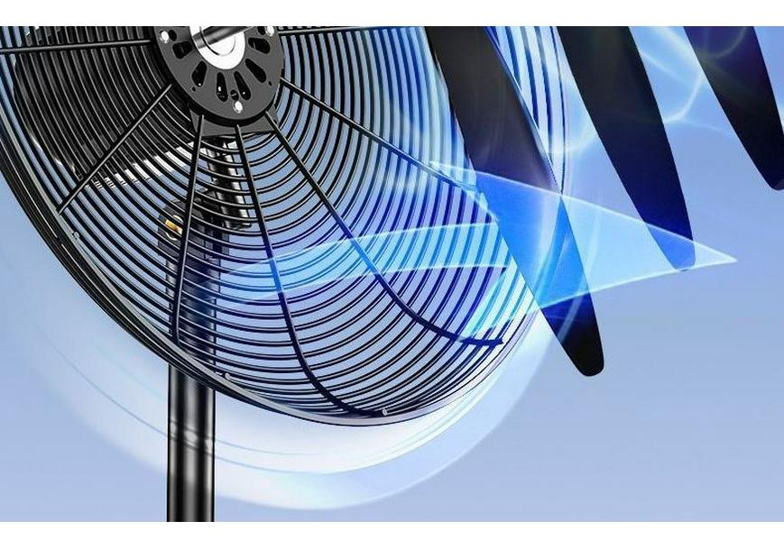 Мощный промышленный настенный oscillating вентилятор для мастерских и заводов