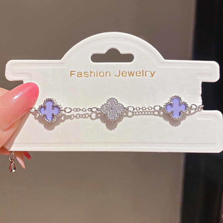 Zircon Flower Hand Chain Highend Design Stylish Accessory For Women
