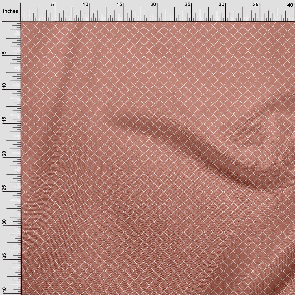 oneOone Cotton Flex Dark Rose Brown Fabric Asian Batik Floral Diy Clothing Quilting Fabric Print Fabric By Yard 40 Inch
