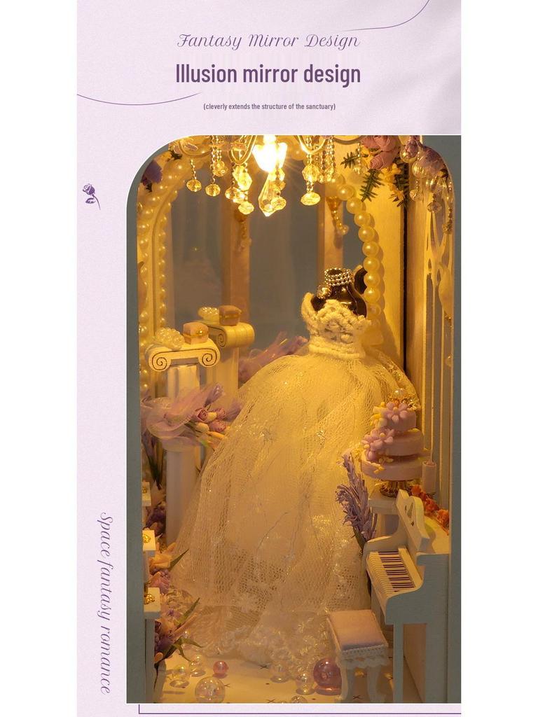 Tianyu TC21 Вечная нежность DIY Миниатюрный дом Подставка для книг - Креативная модель для сборки ручной работы для подарка на Циси, день рождения