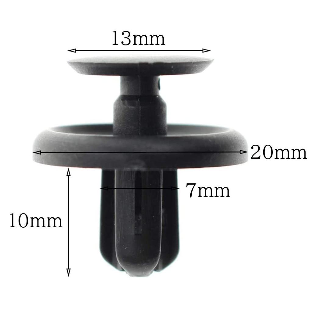 XSAJU Заклепки для Toyota Lexus 30 шт. Клипсы Брызговики Нейлоновые Крепления Бампера