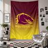 Brisbane Broncos Wall Tapestry Home Decor Wall Hanging Cloth for Bedroom Living Room Background