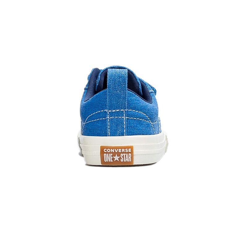Converse Кеды на липучках с одной звездой, низкие, повседневные, детские, синие, 764172C