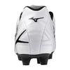 Mizuno Футбольные бутсы Monarcida NEO 3 SELECT для клуба, размер 3E, Футбольные, Широкие, Легкие, Белый/Черный, 26,5 см,