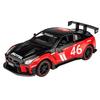 1/22 Scale GTR Racing Diecast Car Model Toy, Pull Back Toy Vehicle with Sound and Light for Kids Toddler Boys Girls Gift Collection