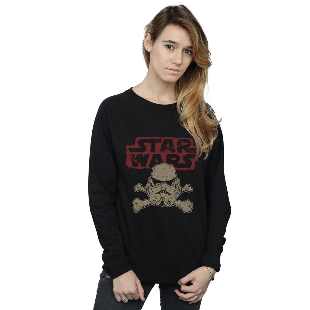 Star Wars Womens/Ladies Stormtrooper Skull Logo Sweatshirt