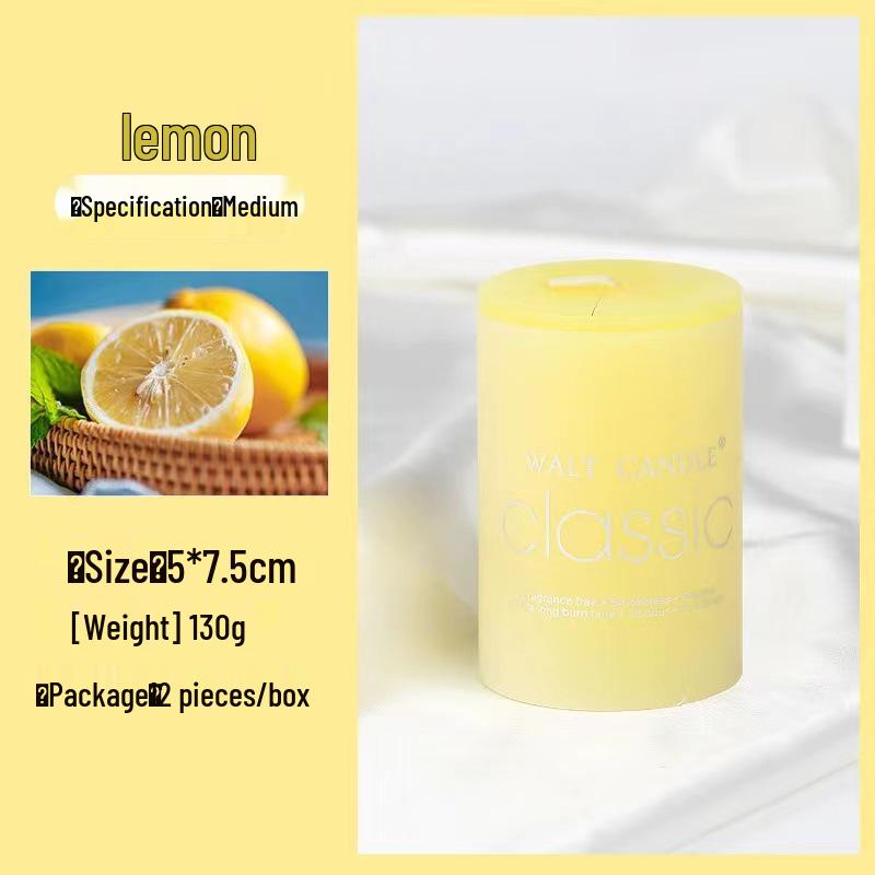 Красочные цилиндрические ароматические свечи - Бездымные для экстренных случаев, свадеб, дней рождения и украшения церкви или отеля