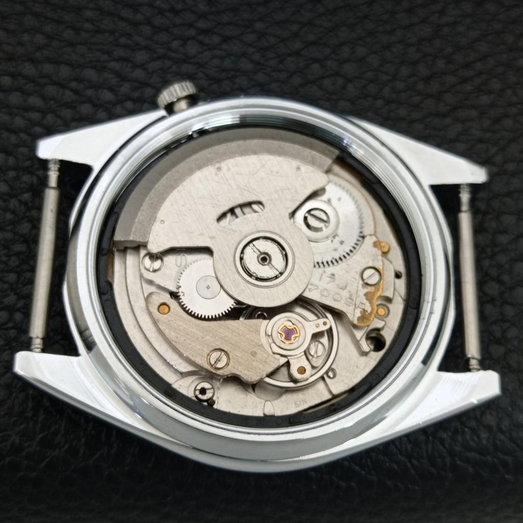 ВИНТАЖНЫЕ АВТОМАТИЧЕСКИЕ SEIKO 5 ВОССТАНОВЛЕННЫЕ ЯПОНСКИЕ МУЖСКИЕ ЧАСЫ С ЧЕРНЫМ ЦИФЕРБЛАТОМ a445736-1