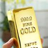 Gifts Bullion Prop Decorative Gold Bullion Bar Piggy Bank Saving Money Box Coin Case Coin Bank