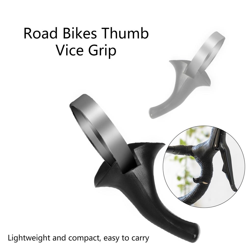 1 Pair Road Bike Handlebar Thumb Rest Anti-Slip Bicycle Handle Bar Ends Rest Ergonomic Bicycles Rest Handlebar Bike Part
