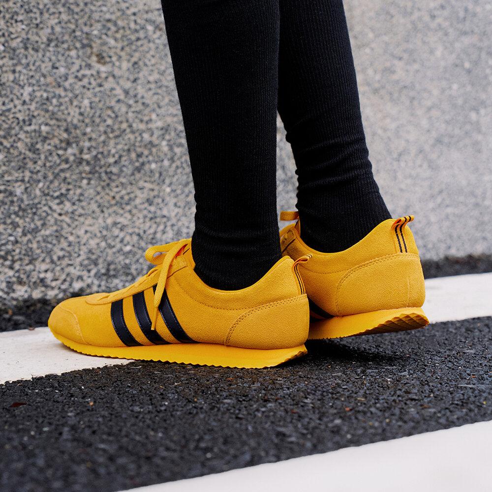adidas VS JOG 2.0 Низкие Повседневные Кроссовки Унисекс Желтые