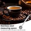 Мерная ложка из нержавеющей стали с длинной ручкой, кофейная ложка, столовая ложка 5 мл, 10 мл, 15 мл, 20 мл, 30 мл, кухонный прибор для измерения объема молотого кофе, рассыпного чая