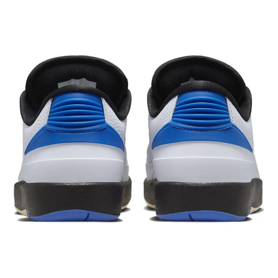 Air Jordan 2 Retro Low Varsity Royal Женские кроссовки Белый Черный Муслин DX4401-104