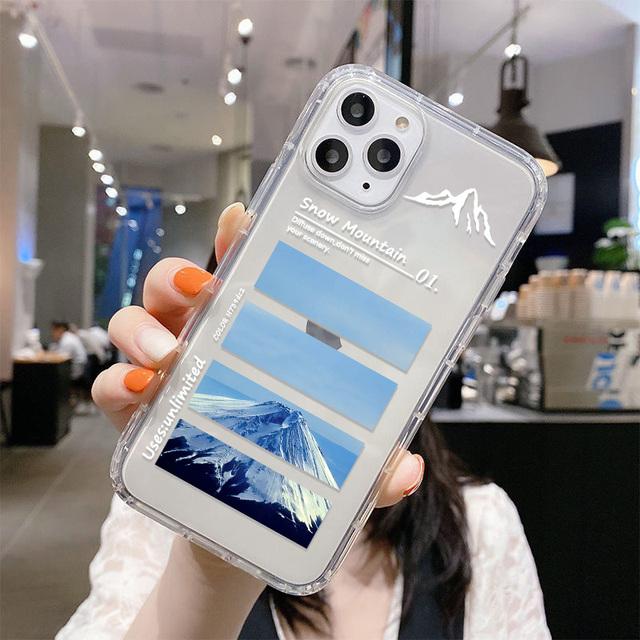 Korean Sunset Scenery Phone Case For Iphone 11 Case Iphone 13 12 14 Pro Max Mini X Xr Xs Max Se 2020 7 8 Plus Shockproof Celular