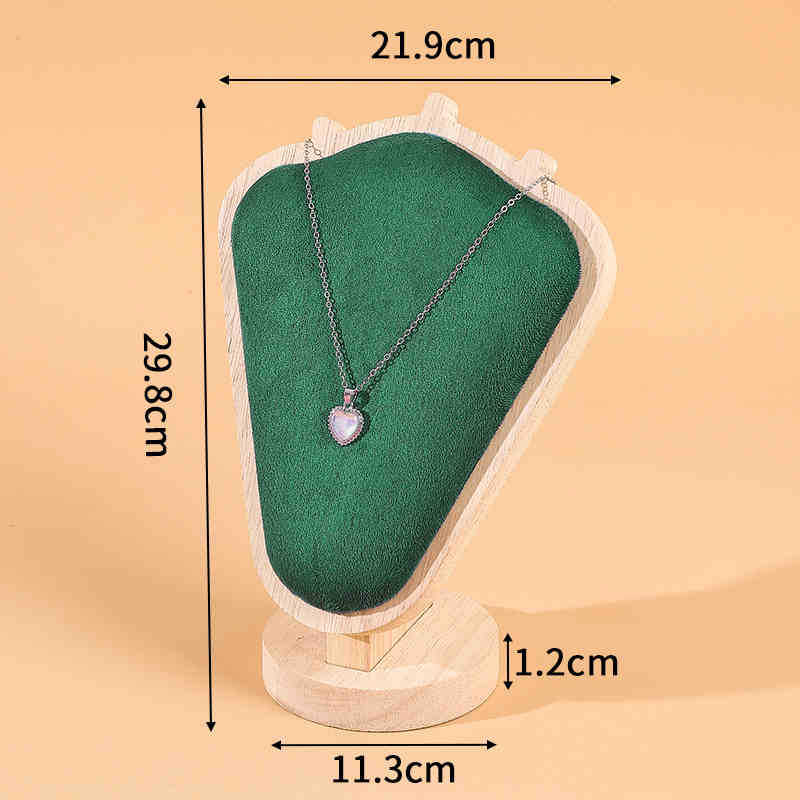 Подставка для ожерелья из козьего рога, портретная форма для шеи, подставка для ювелирных изделий, витрина для хранения ювелирных изделий, модель