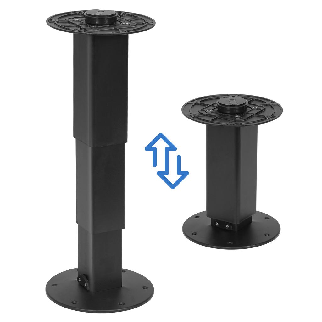 Heavy Duty Camper Telescopic Table Pedestal Adjustable Pneumatic Versatile Table Pedestals Aluminum Alloy Table Legs For Boat/RV