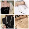 Cheng 160cm Handmade Multi-Layer Glass Pearl Necklace, Long Stackable Sweater Chain for Women - New Autumn/Winter Collection