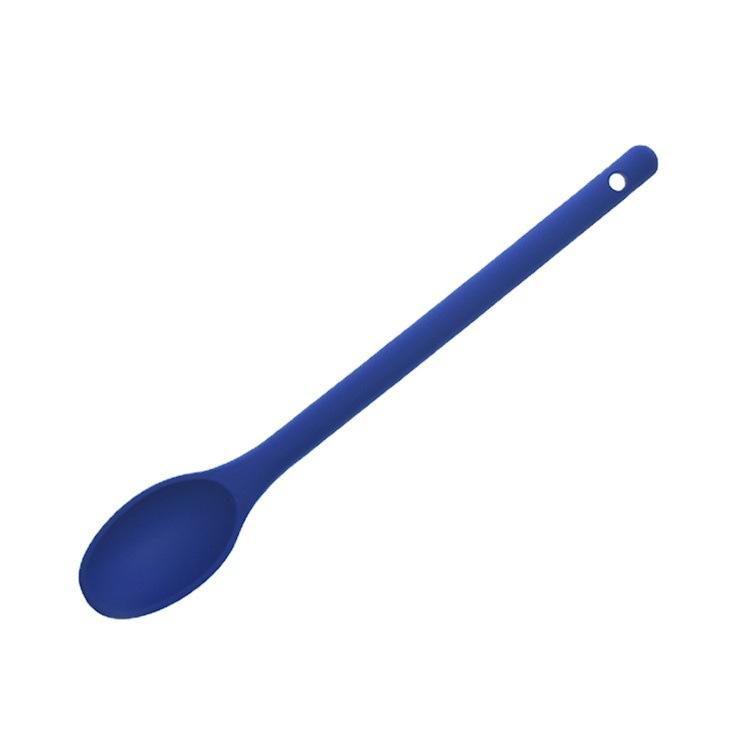 WIKHOSTAR Silicone Mixing Spoon Non-stick Cooking Spoon Kicthen Spoon Baking Spoon for Salad Stirring Mixing and Serving