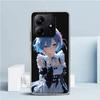 R-Rem Re Zero Аниме Мягкий чехол для телефона Xiaomi Redmi Note 15 14 13 12 Pro Plus Чехол 14S 11S 11T 11E 10S 10 4G Чехол с рисунком Красный
