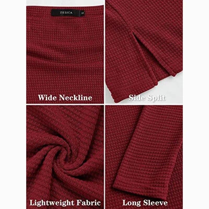 Осенние сексуальные пуловеры с открытыми плечами, женские элегантные свободные вязаные свитера с круглым вырезом, женские зимние однотонные повседневные теплые трикотажные изделия 29568
