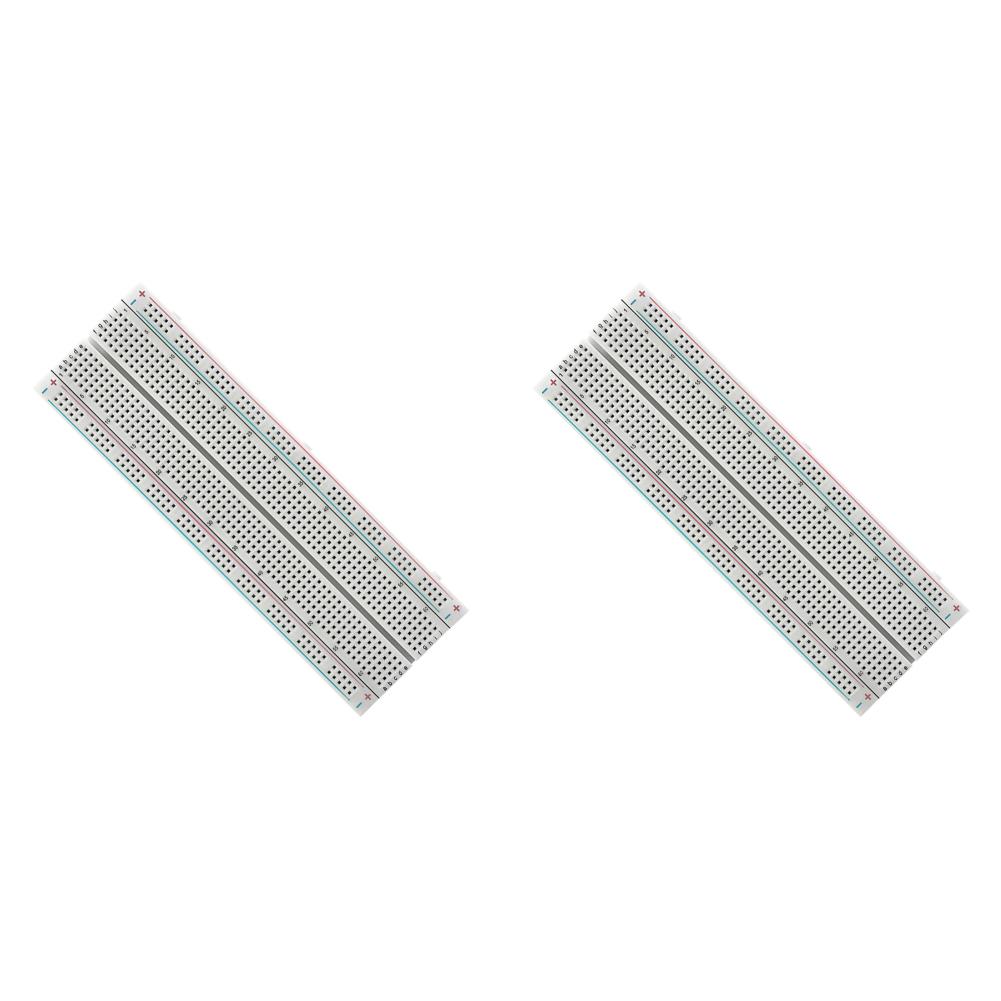 Breadboard 830 Point Universal Experiment Boards MB-102 Test Boards Solderless Spliceable for Circuit Assembly and Commissioning