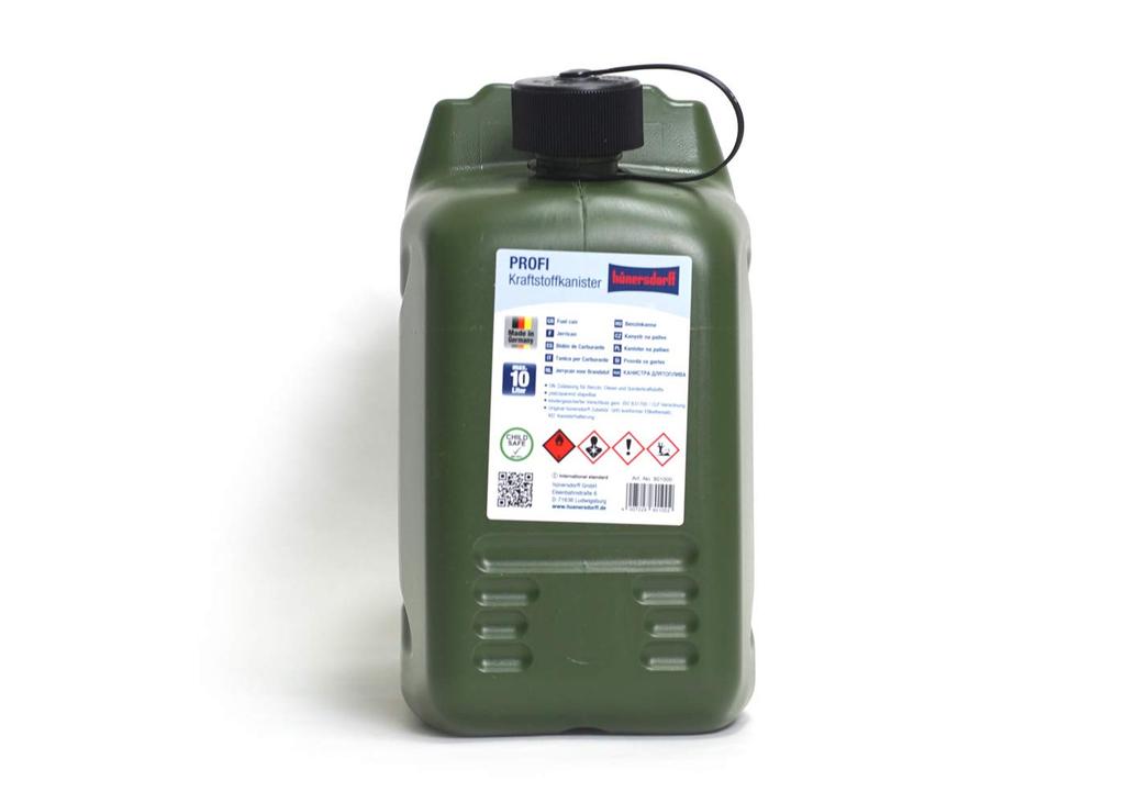 Топливный бак Hunersdorff оригинальный продукт Поли топливный бак Campro 10 л водяной бак топливный белый бензиновый керосиновый бак канистра лагерь [надежность гарантирована]