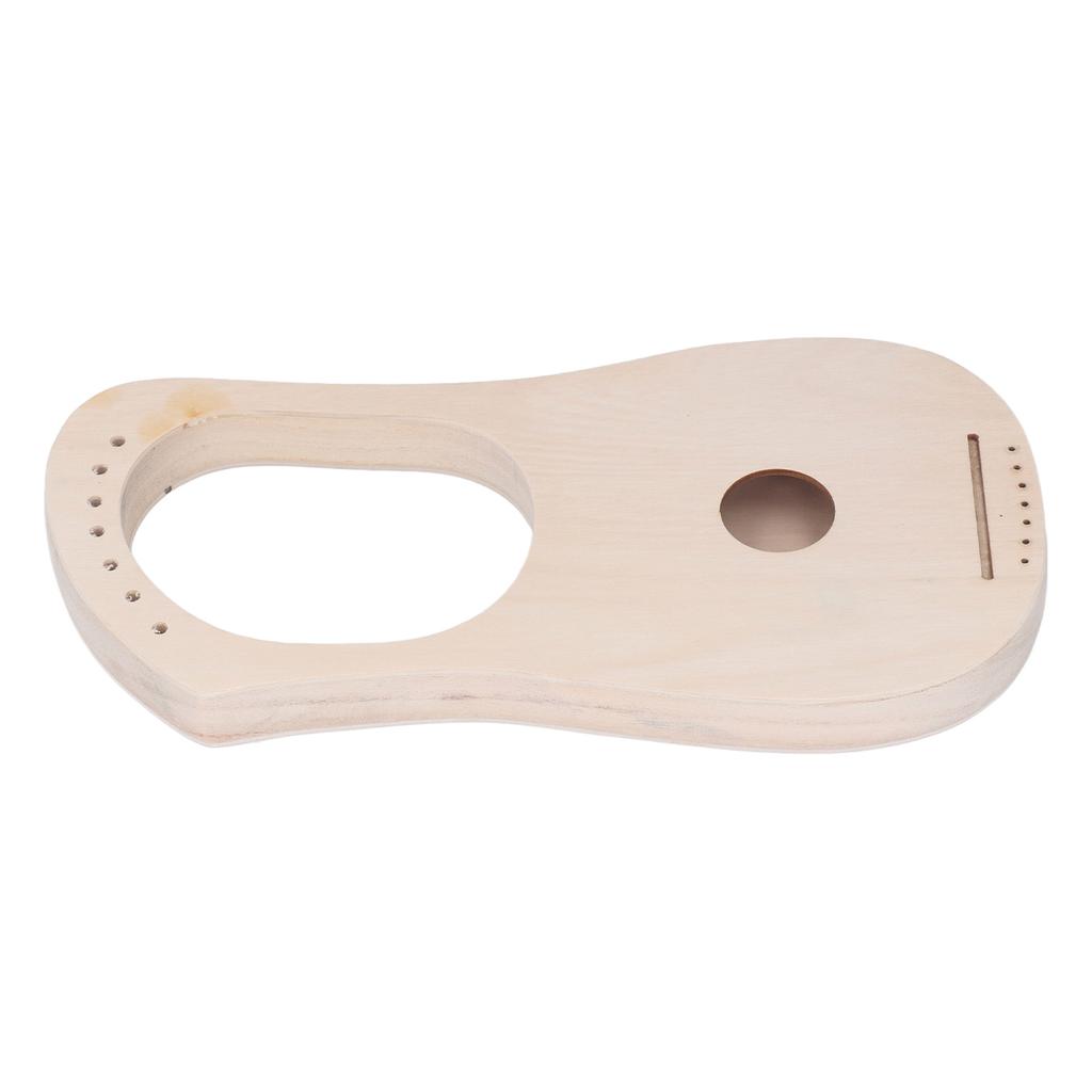 Лира-арфа, 7 струн, набор для самостоятельного изготовления, инструмент из липы с настроечным ключом, штифты для седла моста