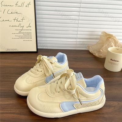 Мода 2025 Весна Осень Новые Женские Белые Туфли Модные Удобные Повседневные Туфли На Шнуровке Платформы Кроссовки Нескользящие Вулканизированные Туфли