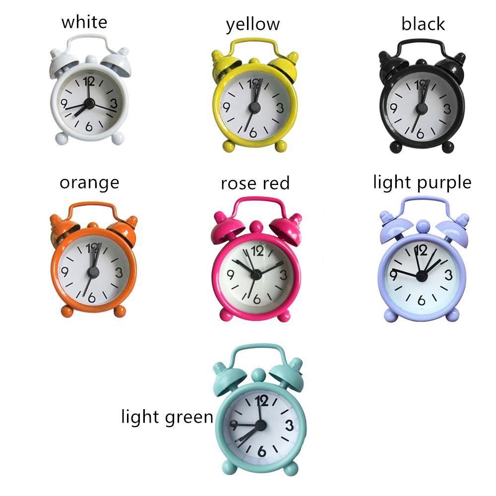 Home Decoration Electronic Cute Creative Table Clock Round Digital Quartz Clock Mini Alarm Clock