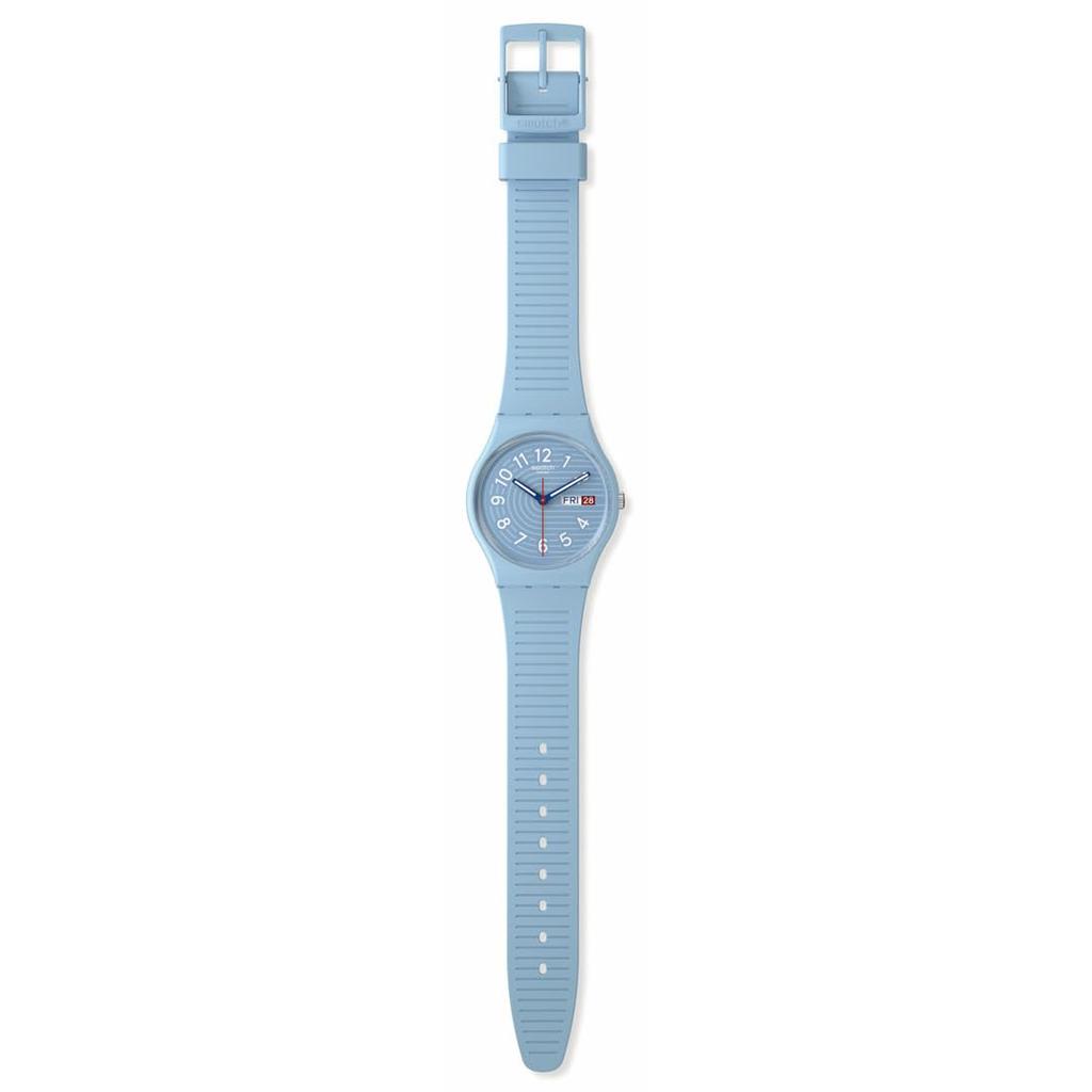 Наручные часы TRENDY LINES IN THE SKY SO28S704 Синие [Swatch]