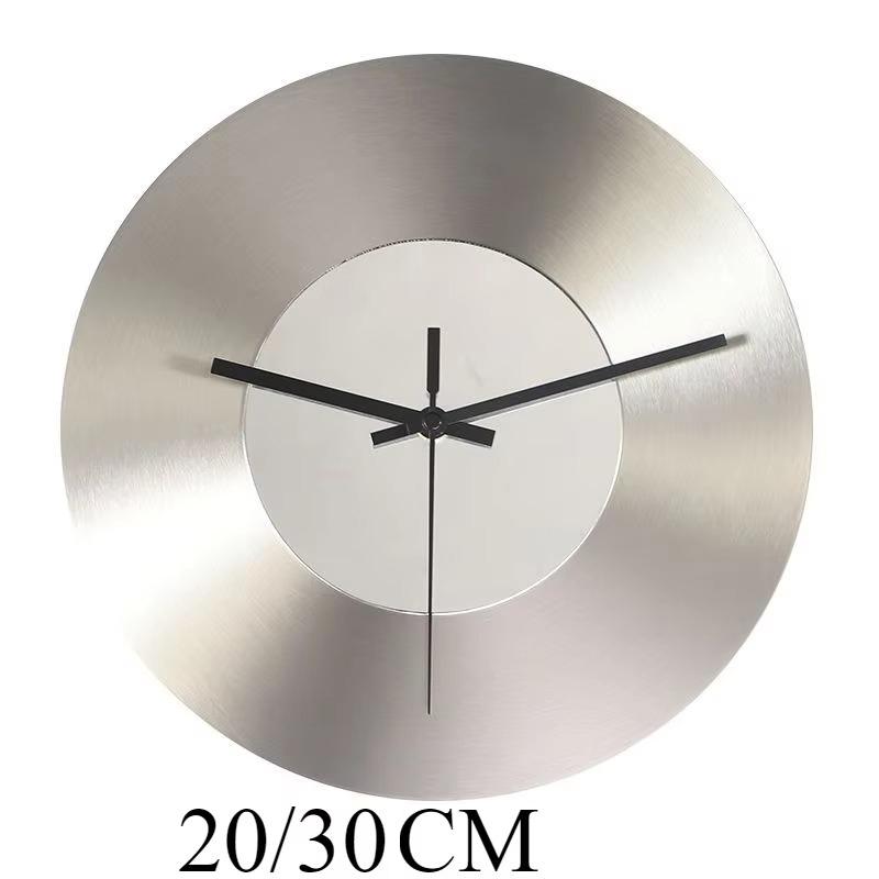 Элегантные современные настенные часы в индустриальном стиле, круглые часы, креативные эстетичные аксессуары для дома, предметы интерьера для украшения дома, без цифрового дизайна