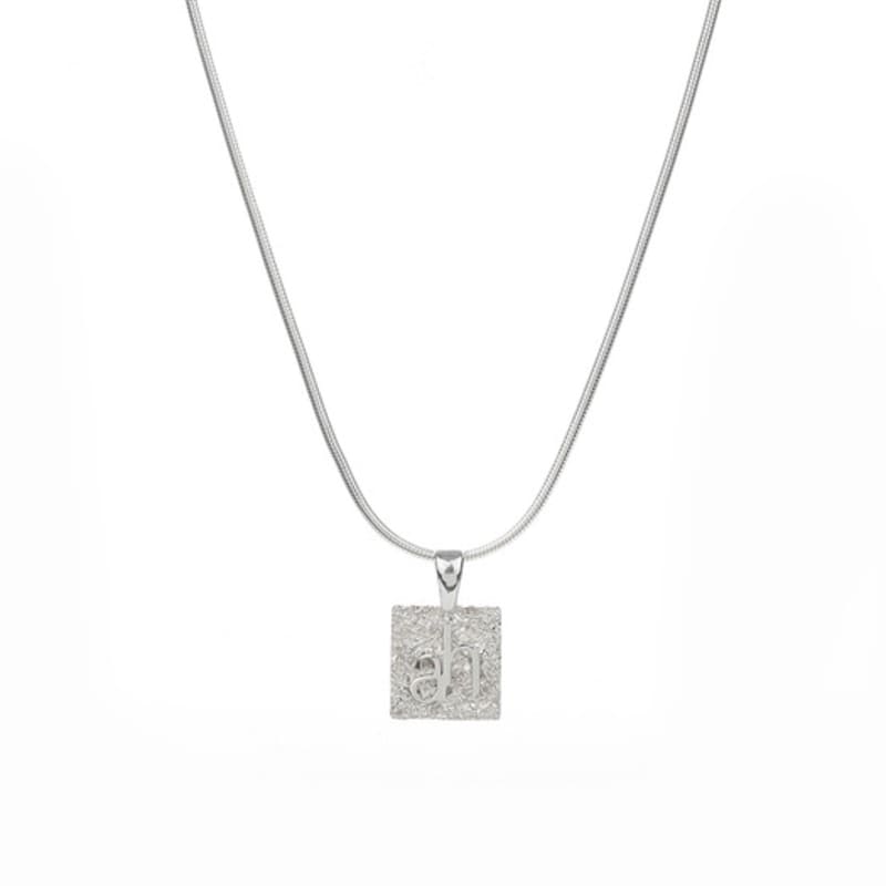 Ahjeong AHJ Ожерелье с грубой текстурой. Серебряный