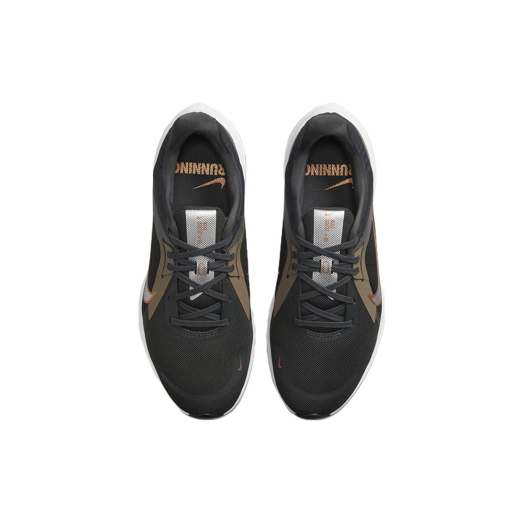 Nike Кроссовки Quest 5 Тканевая амортизация Нескользящая Устойчивая к истиранию Низкие Беговые Женские Черно-зеленые DD9291-004