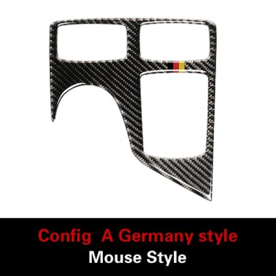 Углеродное волокно для Mercedes Benz W166 X166 ML GLE GLS, центральная консоль, мультимедийная панель, накладка на рамку, наклейка для салона автомобиля