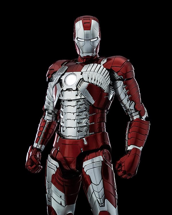 Good Smile Company SMILE Marvel Studios The Infinity Saga DLX Iron Man Mark 5 Iron Man Mark Scale Metal Painted Movable Figure (GOOD COMPANY) [DLX 5]
