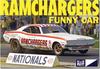 Platts MPC Ram Chargers Dodge Challenger Funny Car Plastic Model MPC964 1/25 (Car)